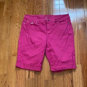 Vibrant Fuchsia Women's Bermuda Shorts